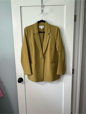 The Drop Olive Green Single-Button Blazer